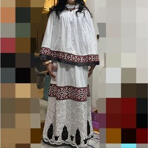 Authentic Handmade Indian Top and Skirt